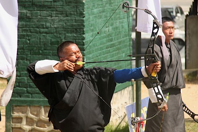One day at an archery match