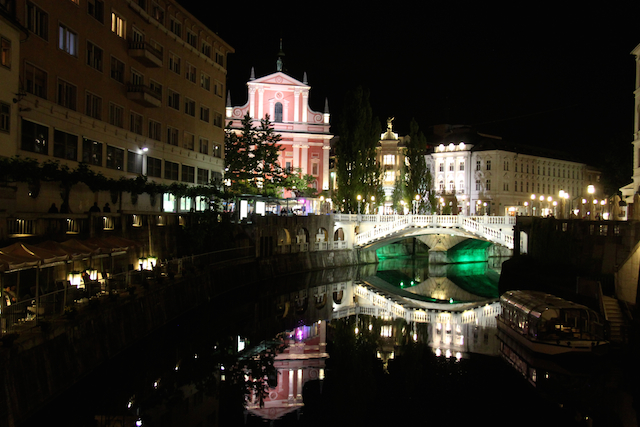Ljubljana at night