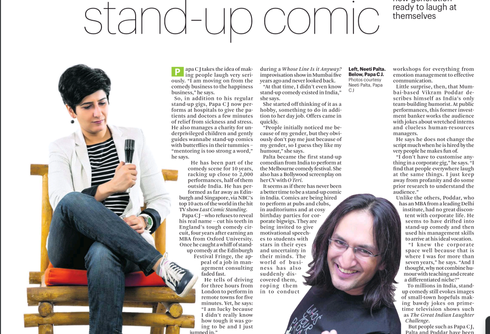 A new generation of stand-up comics ready to laugh at themselves