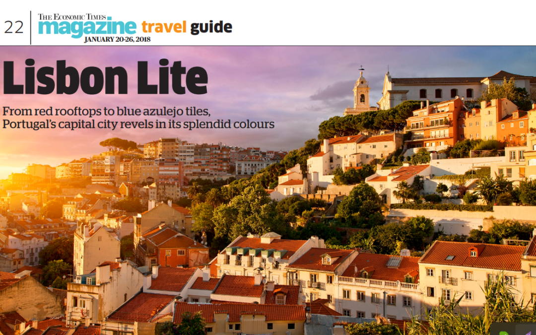 Revelling in the glorious colours and sunlight of Lisbon